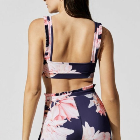 Celestine Lace-Up Ruffle Bra - Picture 3 of 5